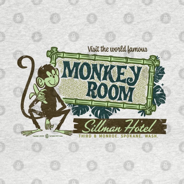 World Famous Monkey Room Vintage Spokane Washington by StudioPM71